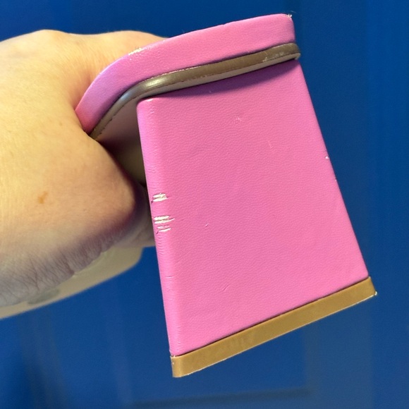 Chinese Laundry mules size 7.5, retro pink mules, Barbiecore heels - Picture 5 of 5